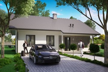  Projekt domu KA121 (PKT1148) - projekt domu parterowego - Zdjęcie 1