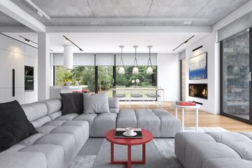  Projekt domu Idealny 3 (WAW1138) - projekt domu parterowego z poddaszem - Zdjęcie 5