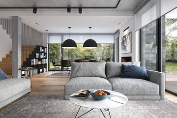  Projekt domu Idealny 2 (WAW1137) - projekt domu parterowego z poddaszem - Zdjęcie 4