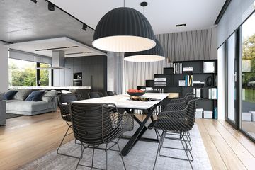  Projekt domu Idealny 2 (WAW1137) - projekt domu parterowego z poddaszem - Zdjęcie 5