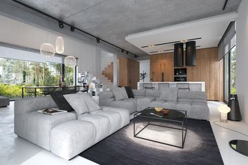  Projekt domu Idealny 1 (WAW1136) - projekt domu parterowego z poddaszem - Zdjęcie 5