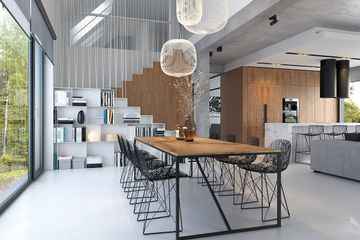  Projekt domu Idealny 1 (WAW1136) - projekt domu parterowego z poddaszem - Zdjęcie 9