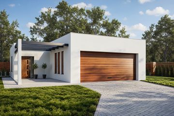  Projekt budynku gospodarczego G386 - Budynek garażowo - gospodarczy (PRA1411) - projekt budynku parterowego - Zdjęcie 1