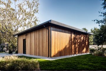  Projekt budynku gospodarczego G375 - Budynek gospodarczy (PRA1401) - projekt budynku parterowego - Zdjęcie 2