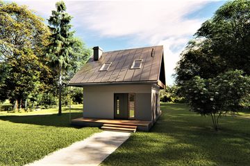  Projekt domu Mini-mini 4 S (GDE1015) - projekt domu parterowego - Zdjęcie 3