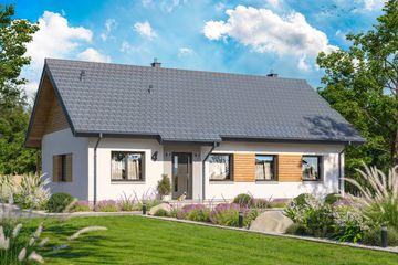  Projekt domu Tamina 4 (WOE1158) - projekt domu parterowego - Zdjęcie 1