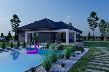  Projekt domu Sej-pro 060/2 energo (ELW1040) - projekt domu parterowego - Zdjęcie 3