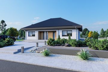  Projekt domu Sej-pro 060/1 energo (ELW1039) - projekt domu parterowego - Zdjęcie 2