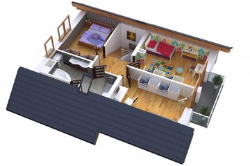  Projekt domu BW-36 wariant 16 bez garażu (JGC1232) - projekt domu parterowego z poddaszem - Zdjęcie 4