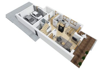  Projekt domu Kosma G2 energo (WRC2768) - projekt domu parterowego z poddaszem - Zdjęcie 5