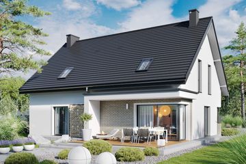  Projekt domu Zuzanna G2 energo (WRC2767) - projekt domu parterowego z poddaszem - Zdjęcie 1