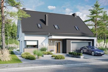  Projekt domu Zuzanna G2 energo (WRC2767) - projekt domu parterowego z poddaszem - Zdjęcie 2