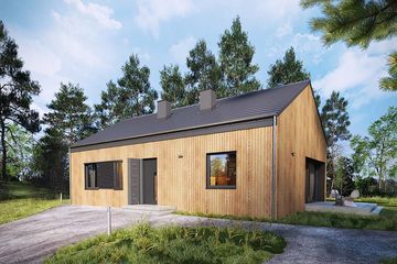  Projekt domu Studio 36 (WRN1472) - projekt domu parterowego - Zdjęcie 2