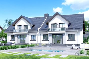  Projekt domu APS 185 NEW (LUA1497) - projekt domu parterowego z poddaszem - Zdjęcie 2