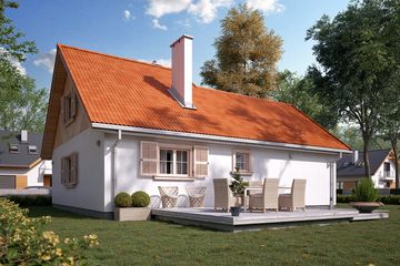  Projekt domu Szyper 11 (BSA2273) - projekt domu parterowego z poddaszem - Zdjęcie 2