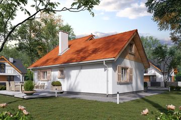  Projekt domu Szyper 11 (BSA2273) - projekt domu parterowego z poddaszem - Zdjęcie 3