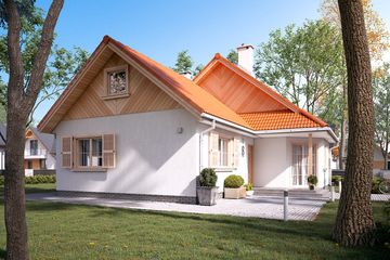  Projekt domu Szyper 11 (BSA2273) - projekt domu parterowego z poddaszem - Zdjęcie 4