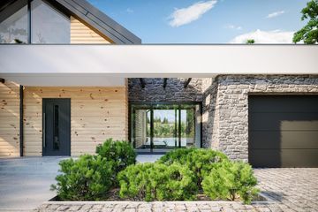  Projekt domu HomeKoncept 66 G2 (KRX1132) - projekt domu parterowego z poddaszem - Zdjęcie 3