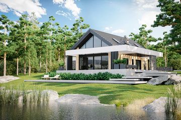  Projekt domu HomeKoncept 66 G2 (KRX1132) - projekt domu parterowego z poddaszem - Zdjęcie 7