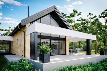  Projekt domu HomeKoncept 66 G2 (KRX1132) - projekt domu parterowego z poddaszem - Zdjęcie 10