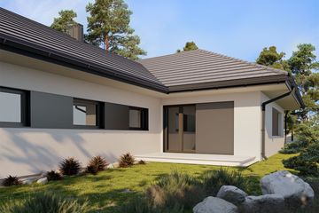  Projekt domu Alan 4 (BSE1183) - projekt domu parterowego z poddaszem - Zdjęcie 3