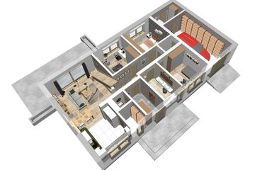  Projekt domu Terrier Max z garażem (WRL1062) - projekt domu parterowego - Zdjęcie 4