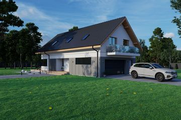  Projekt domu Sej-pro 050 energo (ELW1043) - projekt domu parterowego z poddaszem - Zdjęcie 3