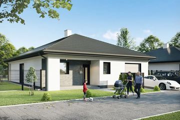  Projekt domu Geralt 1a25 eko (WRD2914) - projekt domu parterowego - Zdjęcie 3