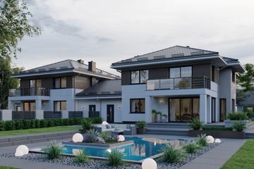  Projekt domu APS 276 dwulokalowy (LUA1498) - projekt domu z pełnym piętrem - Zdjęcie 4