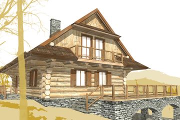  Projekt domu L-116 (SLU1000) - projekt domu parterowego z poddaszem - Zdjęcie 2
