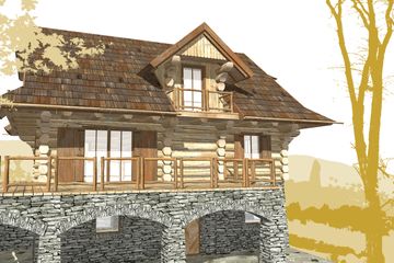  Projekt domu L-116 (SLU1000) - projekt domu parterowego z poddaszem - Zdjęcie 4