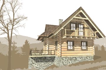  Projekt domu L-119 (SLU1001) - projekt domu parterowego z poddaszem - Zdjęcie 3