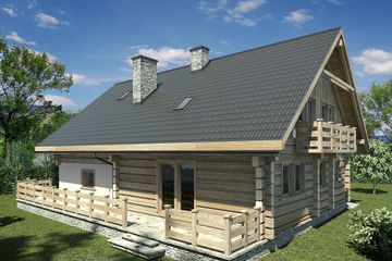  Projekt domu L-138 (SLU1002) - projekt domu parterowego z poddaszem - Zdjęcie 4