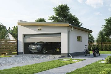  Projekt garażu G2D (WRD2921) - projekt garażu parterowego - Zdjęcie 1