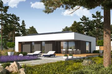  Projekt domu Mini 4 modern plus energo plus (WRC2837) - projekt domu parterowego - Zdjęcie 1