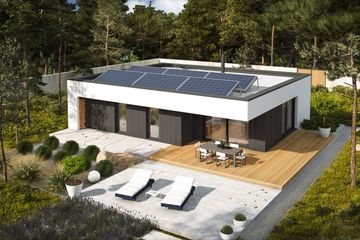  Projekt domu Mini 4 modern plus energo plus (WRC2837) - projekt domu parterowego - Zdjęcie 3