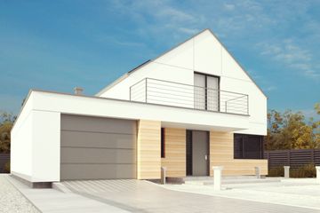  Projekt domu uA136 (WCB1205) - projekt domu parterowego z poddaszem - Zdjęcie 3