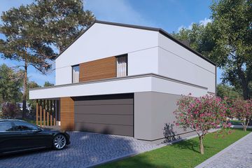  Projekt domu uA147 (WCB1207) - projekt domu z pełnym piętrem - Zdjęcie 3