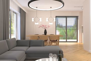  Projekt domu uA152 (WCB1208) - projekt domu parterowego z poddaszem - Zdjęcie 4