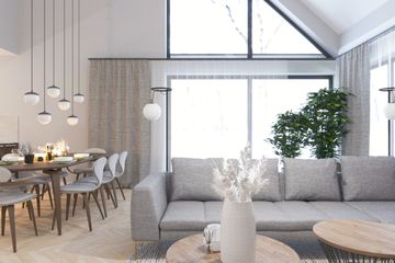  Projekt domu uA163 (WCB1209) - projekt domu parterowego z poddaszem - Zdjęcie 8