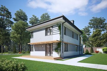  Projekt domu uA146 (WCB1218) - projekt domu z pełnym piętrem - Zdjęcie 3