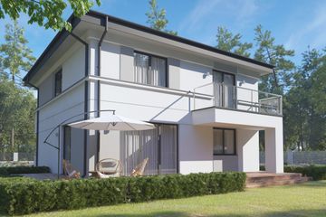  Projekt domu uA155 (WCB1219) - projekt domu z pełnym piętrem - Zdjęcie 4