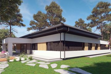  Projekt domu uA142v1 (WCB1220) - projekt domu parterowego - Zdjęcie 3