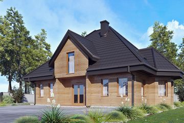  Projekt domu uA162 (WCB1224) - projekt domu parterowego z poddaszem - Zdjęcie 1