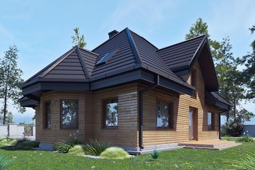  Projekt domu uA162 (WCB1224) - projekt domu parterowego z poddaszem - Zdjęcie 3