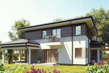  Projekt domu uA159v2 (WCB1229) - projekt domu z pełnym piętrem - Zdjęcie 2