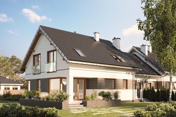  Projekt domu Bartek Duo (1692) (KRD2843) - projekt domu parterowego z poddaszem - Zdjęcie 2