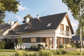  Projekt domu Bartek Duo (1692) (KRD2843) - projekt domu parterowego z poddaszem - Zdjęcie 4