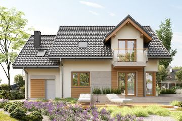  Projekt domu Halina (1699) (KRD2846) - projekt domu parterowego z poddaszem - Zdjęcie 5