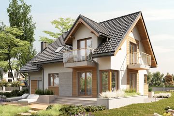  Projekt domu Halina (1699) (KRD2846) - projekt domu parterowego z poddaszem - Zdjęcie 6